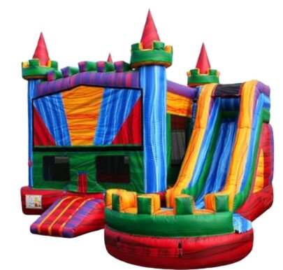Rainbow Lava Bouncy Castle Rainbow Lava Bouncy Castle