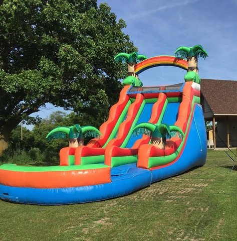 Giant Tropical Water Slide Giant Tropical Water Slide