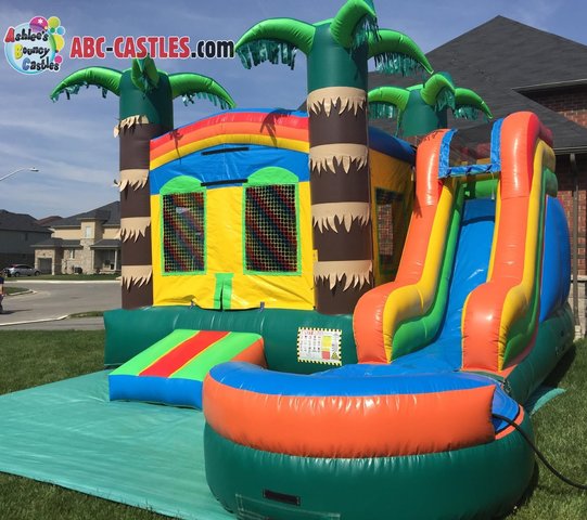 Tropical Water Slide Combo Tropical Water Slide Combo