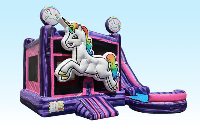 Unicorn Water Slide Combo Unicorn Water Slide Combo
