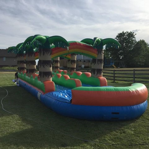 Giant Slip and Slide with Pool Giant Slip and Slide with Pool