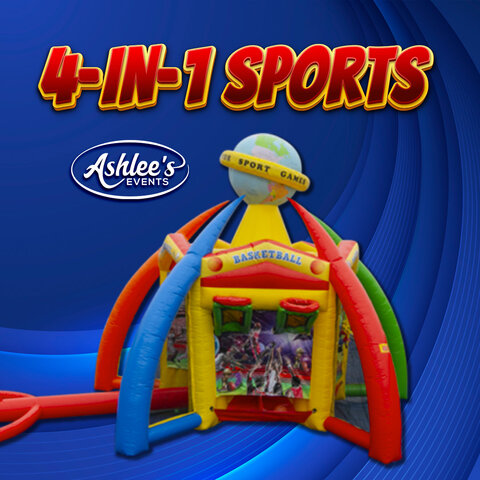4 in 1 Sports Games Inflatable 