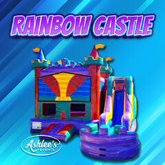     Rainbow Bouncy Castle Combo (TSSA CERT)