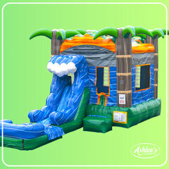    Tropical Wave Bouncy Castle 