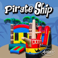     Pirate Ship Bouncy Castle 